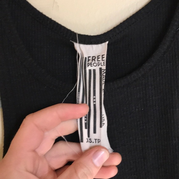 Free People high neck tank - black - Picture 4 of 5